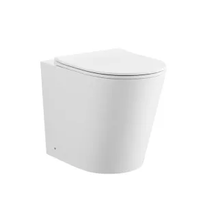 JASPER Tornado Floor Pan Toilet Matte White by Highgrove Bathrooms, a Toilets & Bidets for sale on Style Sourcebook