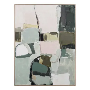 Green Disposition Box Framed Canvas in 83 x 123cm by OZ Design, a Painted Canvases for sale on Style Sourcebook