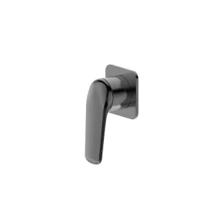 Tela Wall/Shower Mixer Square Trim Kit Brushed Gun Metal by Haus25, a Laundry Taps for sale on Style Sourcebook