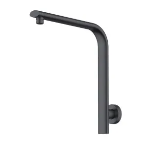 Tela Wall Shower Arm 340 Brushed Gun Metal by Haus25, a Laundry Taps for sale on Style Sourcebook