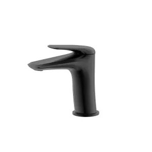 Tela Basin Mixer Matte Black by Haus25, a Bathroom Taps & Mixers for sale on Style Sourcebook