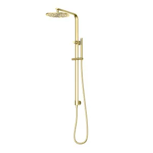 Tela Twin Shower Brushed Gold by Haus25, a Laundry Taps for sale on Style Sourcebook