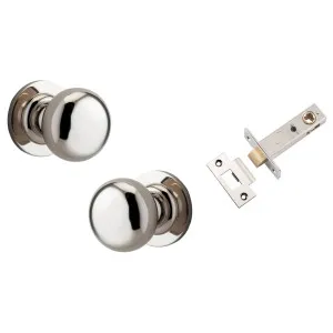 Cambridge Knob Round Rose Passage Kit Polished Nickel by Iver, a Door Hardware for sale on Style Sourcebook