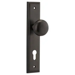 Cambridge Knob Stepped Backplate Signature Brass by Iver, a Door Hardware for sale on Style Sourcebook