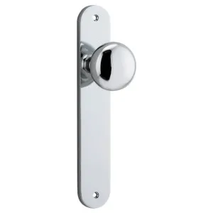 Cambridge Knob Oval Backplate Polished Chrome by Iver, a Door Hardware for sale on Style Sourcebook