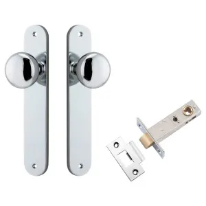 Cambridge Knob Oval Backplate Passage Kit Polished Chrome by Iver, a Door Hardware for sale on Style Sourcebook