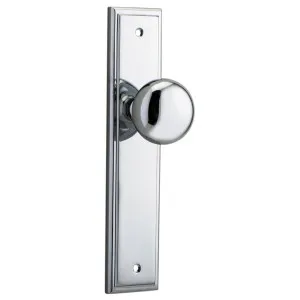 Cambridge Knob Stepped Backplate Polished Chrome by Iver, a Door Hardware for sale on Style Sourcebook