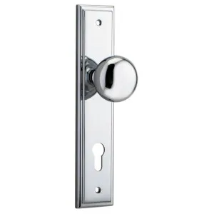 Cambridge Knob Stepped Backplate Polished Chrome by Iver, a Door Hardware for sale on Style Sourcebook