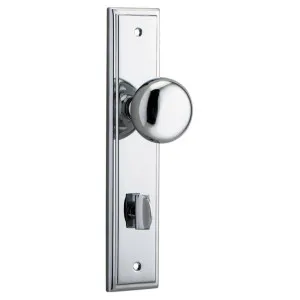 Cambridge Knob Stepped Backplate Polished Chrome by Iver, a Door Hardware for sale on Style Sourcebook