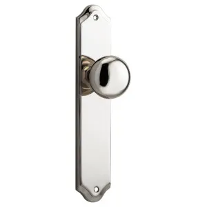 Cambridge Knob Shouldered Backplate Polished Nickel by Iver, a Door Hardware for sale on Style Sourcebook