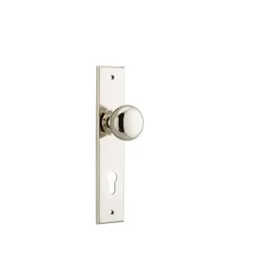 Cambridge Knob Polished Nickel Chamfered Backplate by Iver, a Door Hardware for sale on Style Sourcebook