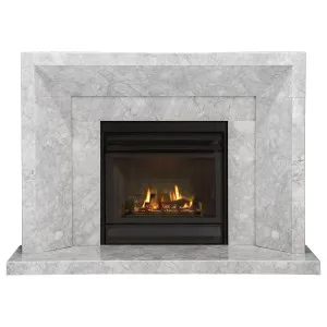 Hartel Marble Mantel, White Carrara Marble by Schots, a Fireplaces & Accessories for sale on Style Sourcebook