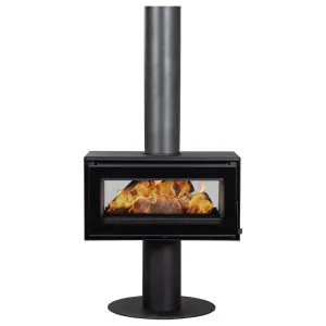 Boxter 87x38.5x84.5cm Steel Wood Heater by Schots, a Fireplaces for sale on Style Sourcebook