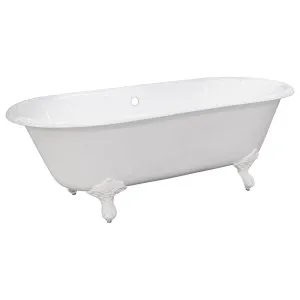 170cm Double Ended Cast Iron Bath with Feet, White by Schots, a Basins for sale on Style Sourcebook