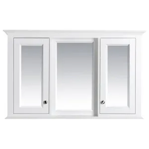 Shaker Timber Mirror Cabinet, White by Schots, a Medicine Cabinets for sale on Style Sourcebook
