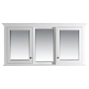 Shaker 150cm Timber Mirror Cabinet, White by Schots, a Medicine Cabinets for sale on Style Sourcebook