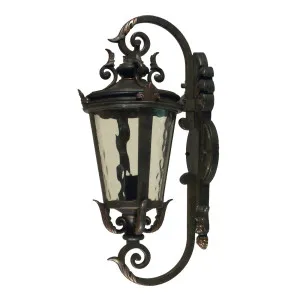 Albany Small Outdoor Wall Light, Antique Bronze by Lighting Inspirations, a Lamps for sale on Style Sourcebook