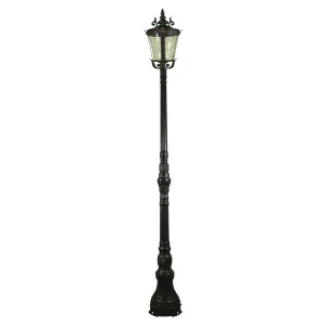 Albany Medium Domain Outdoor Garden Post Light, Antique Bronze by Lighting Inspirations, a Lamps for sale on Style Sourcebook