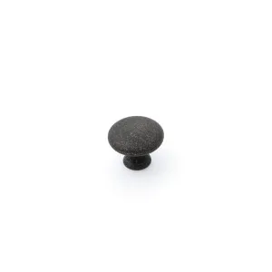Shaker 30mm Plain Knob, Antique Black by Castella, a Cabinet Hardware for sale on Style Sourcebook