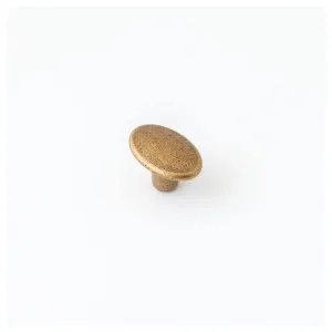 Century 37mm Oval Knob, Antique Brass by Castella, a Cabinet Hardware for sale on Style Sourcebook