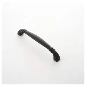 Century 128mm Handle, Matt Black by Castella, a Cabinet Hardware for sale on Style Sourcebook