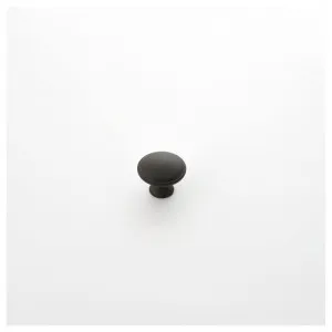 Century 30mm Round Knob, Matt Black by Castella, a Cabinet Hardware for sale on Style Sourcebook