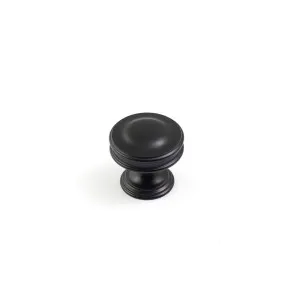 Decade 35mm Dome Knob, Matt Black by Castella, a Cabinet Hardware for sale on Style Sourcebook