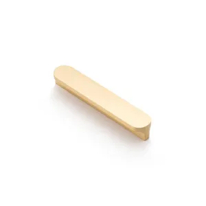 Cove 160mm Pill Shaped Handle, Brushed Brass by Castella, a Cabinet Hardware for sale on Style Sourcebook