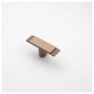 Monaco 60mm T-Bar Handle, Matt Rose Gold by Castella, a Cabinet Hardware for sale on Style Sourcebook