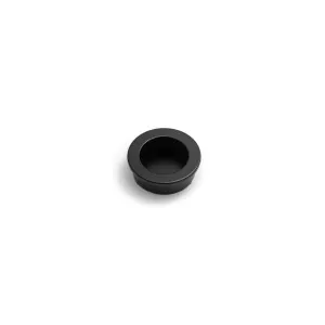 Dune 40mm Circle Recessed Pull, Matt Black by Castella, a Door Hardware for sale on Style Sourcebook