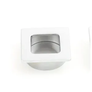 Dune 50mm Square Recessed Pull, Satin Chrome by Castella, a Door Hardware for sale on Style Sourcebook