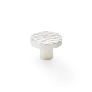 Tarn 38mm Hammered Knob, Polished Nickel by Castella, a Cabinet Hardware for sale on Style Sourcebook