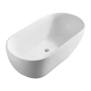 Koko Freestanding Acrylic Bath, 1500mm, Matte White by Fienza, a Basins for sale on Style Sourcebook