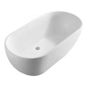Koko Freestanding Acrylic Bath, 1680mm, Matte White by Fienza, a Basins for sale on Style Sourcebook