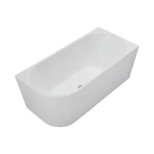 Isabella Left-Hand Acrylic Corner Bath, 1500mm, Matte White by Fienza, a Basins for sale on Style Sourcebook