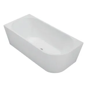 Isabella Right-Hand Acrylic Corner Bath, 1700mm, Matte White by Fienza, a Basins for sale on Style Sourcebook