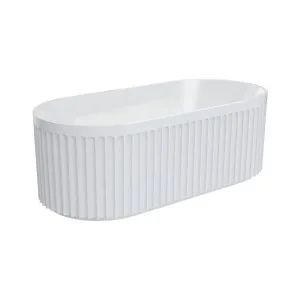 Eleanor Fluted 1700mm Freestanding Bath by Fienza, a Basins for sale on Style Sourcebook