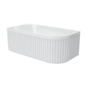 Eleanor Fluted 1500mm Right Hand Corner Bath by Fienza, a Basins for sale on Style Sourcebook