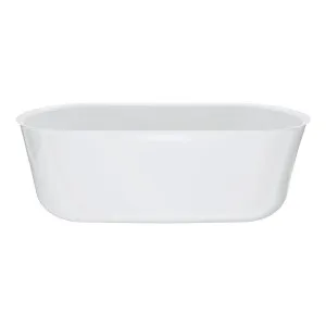 Windsor Freestanding Acrylic Bath, 1700mm, Gloss White by Fienza, a Basins for sale on Style Sourcebook
