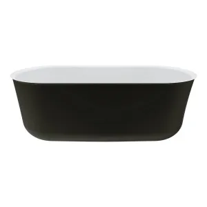 Windsor 1700 Freestanding Acrylic Bath, Matte Black by Fienza, a Basins for sale on Style Sourcebook