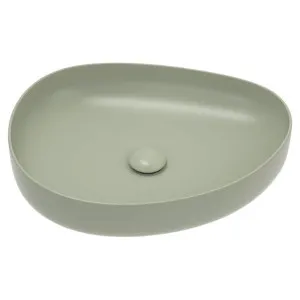 Pebble Medium Above Counter Basin, Matte Olive by Fienza, a Basins for sale on Style Sourcebook