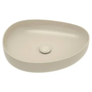Pebble Medium Above Counter Basin, Matte Khaki by Fienza, a Basins for sale on Style Sourcebook