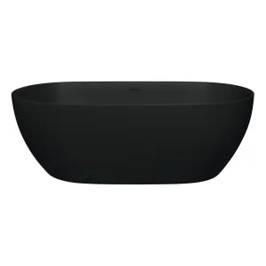 Luciana Solid Surface Bath, 1690mm, Matte Black by Fienza, a Basins for sale on Style Sourcebook