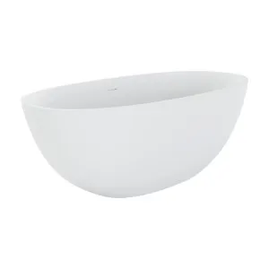 Sasso Solid Surface Bath, 1550mm, Matte White by Fienza, a Basins for sale on Style Sourcebook