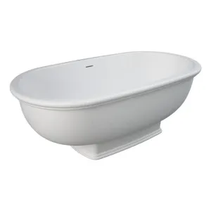 Washington Cast Stone Solid Surface Bath 1560mm Made in Italy Matte White by Fienza, a Basins for sale on Style Sourcebook