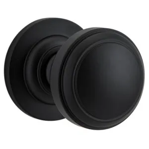 Paddington Knob Round Rose Matt Black by Iver, a Door Hardware for sale on Style Sourcebook