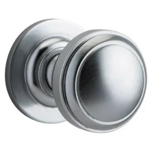 Paddington Knob Round Rose Brushed Chrome by Iver, a Door Hardware for sale on Style Sourcebook