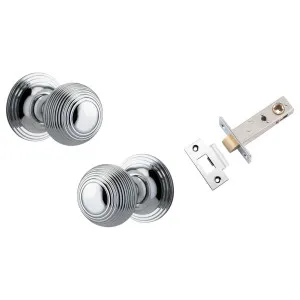 Guildford Knob Round Rose Passage Kit Polished Chrome by Iver, a Door Hardware for sale on Style Sourcebook
