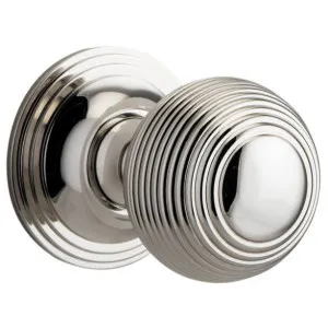 Guildford Knob Round Rose Polished Nickel by Iver, a Door Hardware for sale on Style Sourcebook