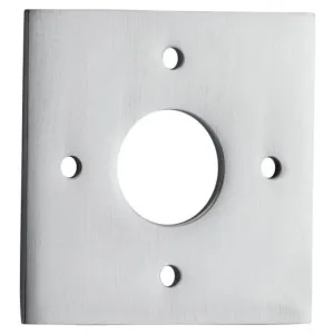 Square Adaptor Plate for 54mm Hole (Pair), Brushed Chrome by Iver, a Door Hardware for sale on Style Sourcebook